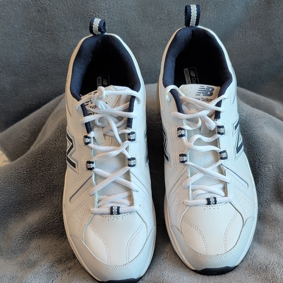 New Balance 608 Men's White and Navy Athletic Shoes Size 11 - Picture 4 of 8